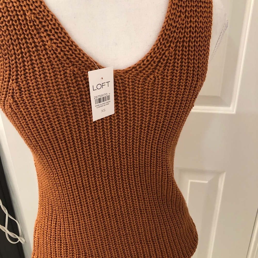 Copper knitted tank